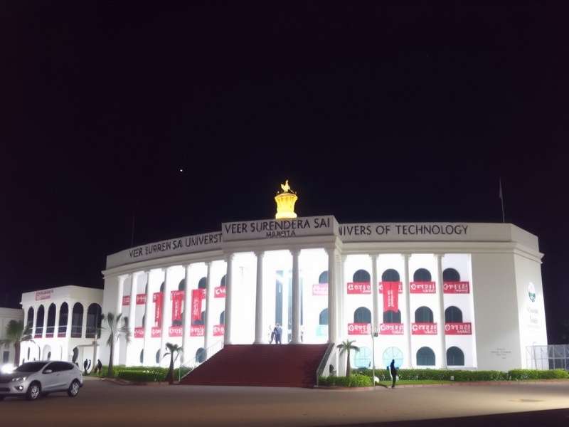 VSSUT Campus Aerial View